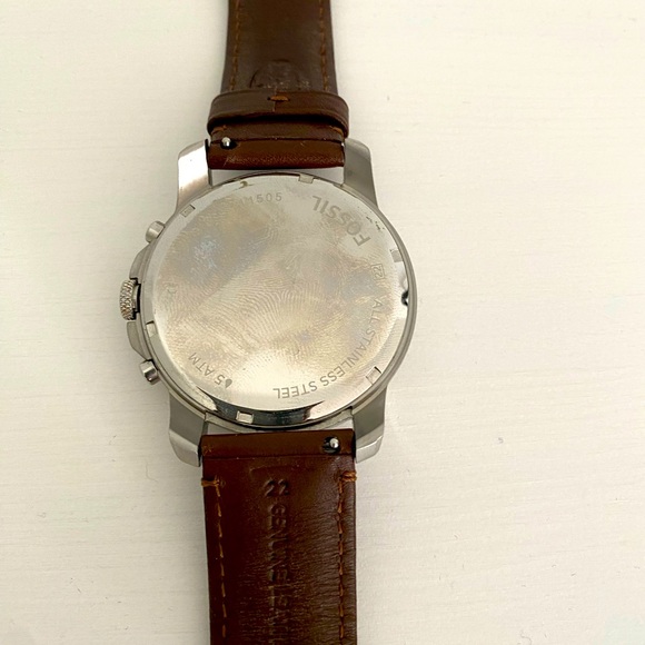 Fossil - Grant Chronograph Brown Leather Watch - Picture 4 of 4